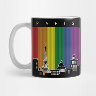 Paris LGBT Flag Mug